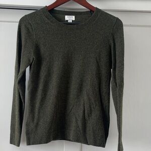 J. Crew Forest Green wool blend sweater